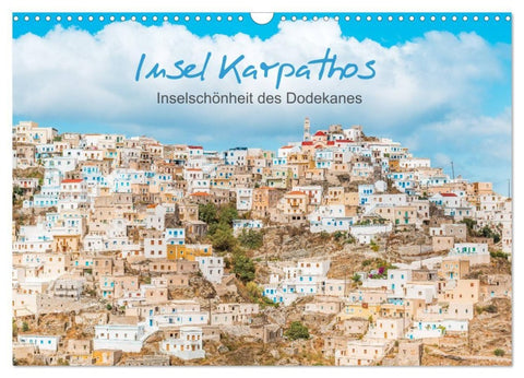 Insel Karpathos - Inselschönheit des Dodekanes (Wandkalender 2027 DIN A3 quer), CALVENDO Monatskalender