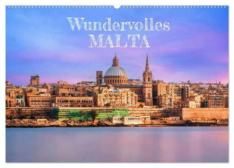 Wundervolles Malta (Wandkalender 2027 DIN A2 quer), CALVENDO Monatskalender