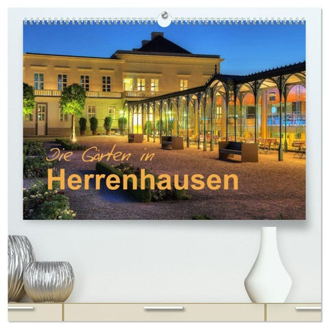 Die Gärten in Herrenhausen (hochwertiger Premium Wandkalender 2027 DIN A2 quer), Kunstdruck in Hochglanz