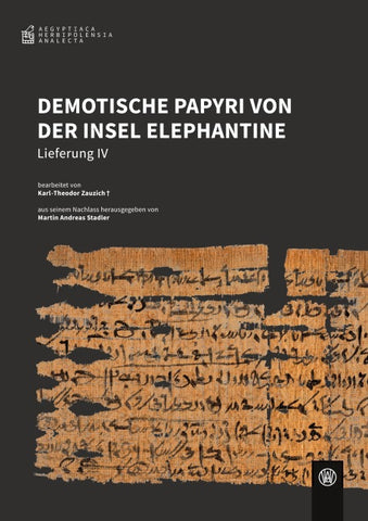 Demotische Papyri von der Insel Elephantine