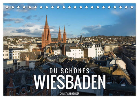 Du schönes Wiesbaden (Tischkalender 2027 DIN A5 quer), CALVENDO Monatskalender