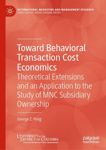 Toward Behavioral Transaction Cost Economics