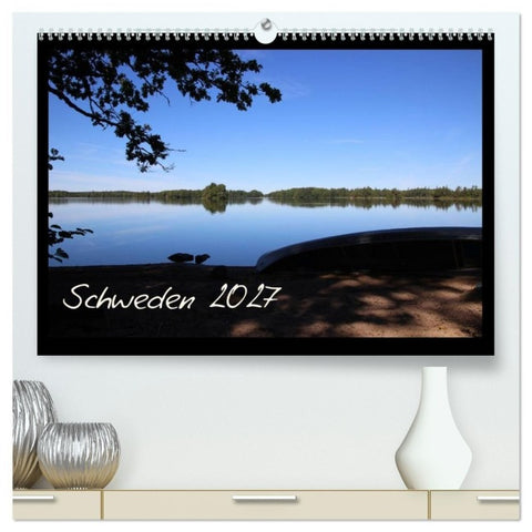 Schweden 2027 (hochwertiger Premium Wandkalender 2027 DIN A2 quer), Kunstdruck in Hochglanz