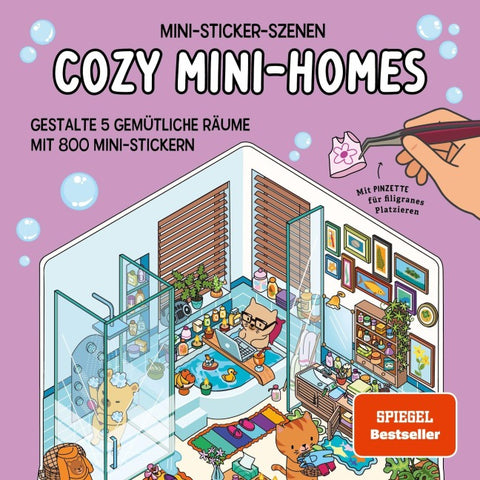 Mini-Sticker-Szenen - Cozy Mini-Homes I 3D-Sticker