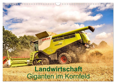 Landwirtschaft - Giganten im Kornfeld (Wandkalender 2027 DIN A3 quer), CALVENDO Monatskalender