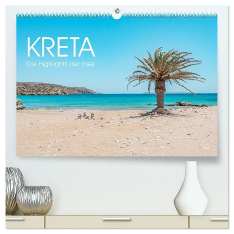Kreta - Die Highlights der Insel (hochwertiger Premium Wandkalender 2027 DIN A2 quer), Kunstdruck in Hochglanz