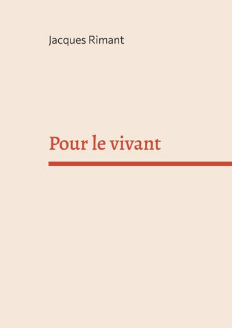Pour le vivant