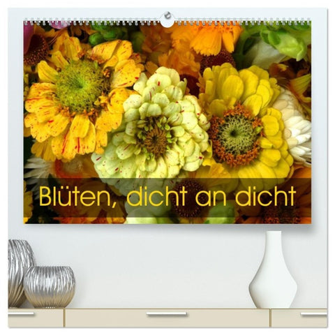 Blüten dicht an dicht (hochwertiger Premium Wandkalender 2027 DIN A2 quer), Kunstdruck in Hochglanz