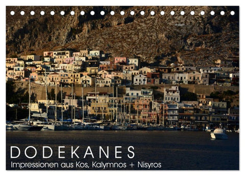 Dodekanes - Impressionen aus Kos, Kalymnos und Nisyros (Tischkalender 2026 DIN A5 quer), CALVENDO Monatskalender