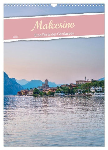 Malcesine - Eine Perle des Gardasees (Wandkalender 2027 DIN A3 hoch), CALVENDO Monatskalender