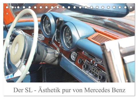 Der SL - Ästhetik pur von Mercedes Benz (Tischkalender 2026 DIN A5 quer), CALVENDO Monatskalender