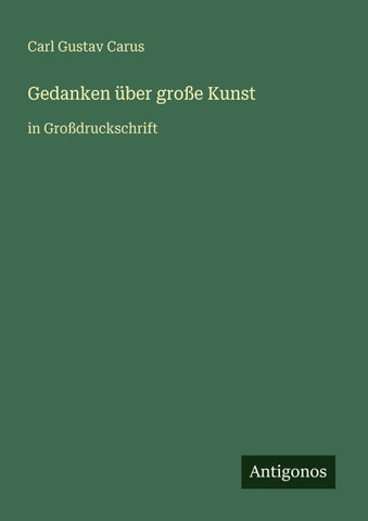 Gedanken über große Kunst
