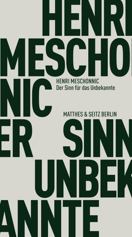 Der Sinn für das Unbekannte