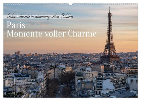Paris - Momente voller Charme (Wandkalender 2027 DIN A2 quer), CALVENDO Monatskalender
