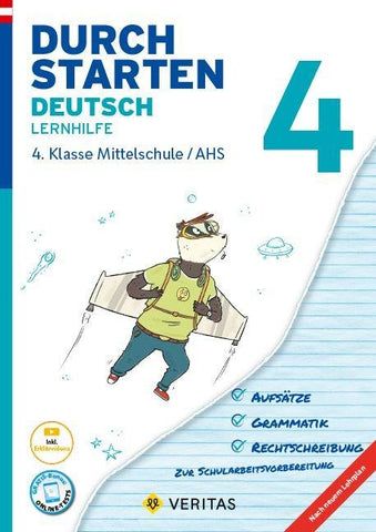 Durchstarten Deutsch 4. Klasse Mittelschule/AHS Lernhilfe