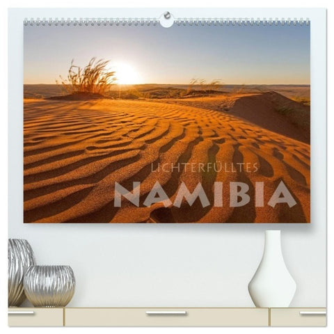 Lichterfülltes Namibia (hochwertiger Premium Wandkalender 2027 DIN A2 quer), Kunstdruck in Hochglanz