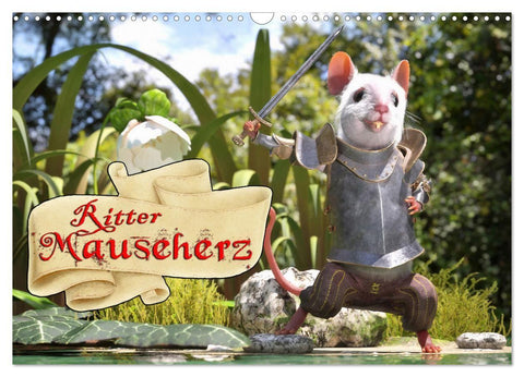 Ritter Mauseherz (Wandkalender 2027 DIN A3 quer), CALVENDO Monatskalender