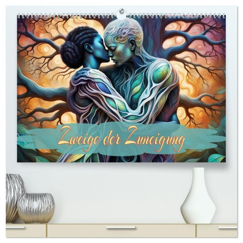 Zweige der Zuneigung (hochwertiger Premium Wandkalender 2027 DIN A2 quer), Kunstdruck in Hochglanz