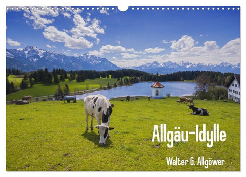 Allgäu-Idylle (Wandkalender 2027 DIN A3 quer), CALVENDO Monatskalender