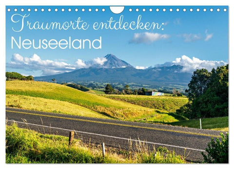 Traumorte entdecken: Neuseeland (Wandkalender 2027 DIN A4 quer), CALVENDO Monatskalender