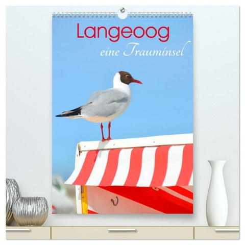 Langeoog - eine Trauminsel (hochwertiger Premium Wandkalender 2027 DIN A2 hoch), Kunstdruck in Hochglanz