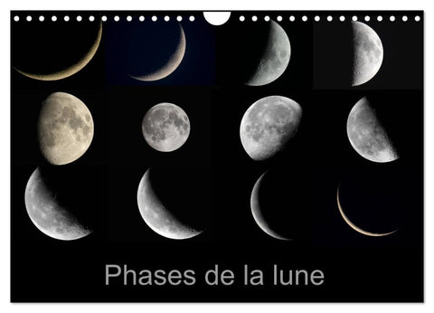Phases de la lune (Calendrier mural 2027 DIN A4 vertical), CALVENDO calendrier mensuel