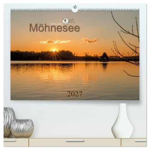 Möhnesee - das westfälische Meer (hochwertiger Premium Wandkalender 2027 DIN A2 quer), Kunstdruck in Hochglanz