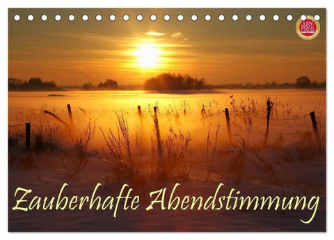 Zauberhafte Abendstimmung (Tischkalender 2027 DIN A5 quer), CALVENDO Monatskalender
