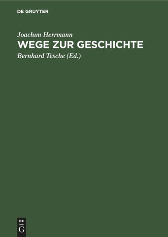 Wege zur Geschichte