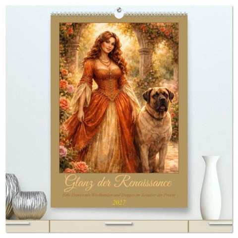 Glanz der Renaissance (hochwertiger Premium Wandkalender 2027 DIN A2 hoch), Kunstdruck in Hochglanz