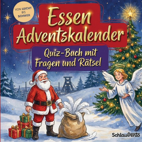 Essen-Adventskalender: Quiz-Buch mit Fragen und Rätsel