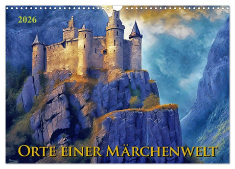 Orte einer Märchenwelt (Wandkalender 2026 DIN A3 quer), CALVENDO Monatskalender