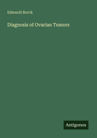 Diagnosis of Ovarian Tumors