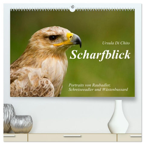 Scharfblick (hochwertiger Premium Wandkalender 2026 DIN A2 quer), Kunstdruck in Hochglanz