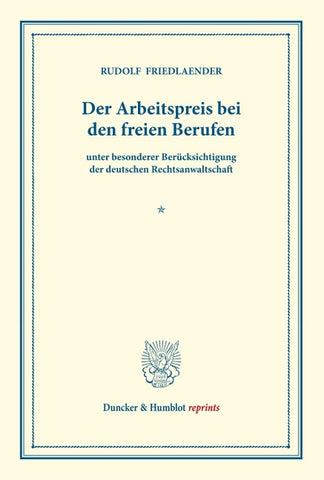 Der Arbeitspreis bei den freien Berufen