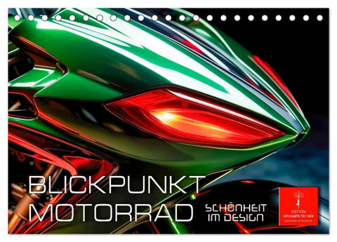 Blickpunkt Motorrad Schönheit im Design (Tischkalender 2027 DIN A5 quer), CALVENDO Monatskalender