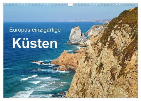 Europas einzigartige Küsten (Wandkalender 2027 DIN A3 quer), CALVENDO Monatskalender