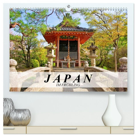 Japan im Frühling (hochwertiger Premium Wandkalender 2027 DIN A2 quer), Kunstdruck in Hochglanz