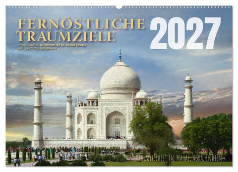 Fernöstliche Traumziele (Wandkalender 2027 DIN A2 quer), CALVENDO Monatskalender
