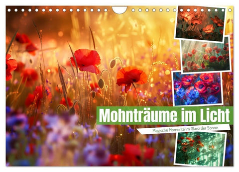 Mohnträume im Licht (Wandkalender 2027 DIN A4 quer), CALVENDO Monatskalender