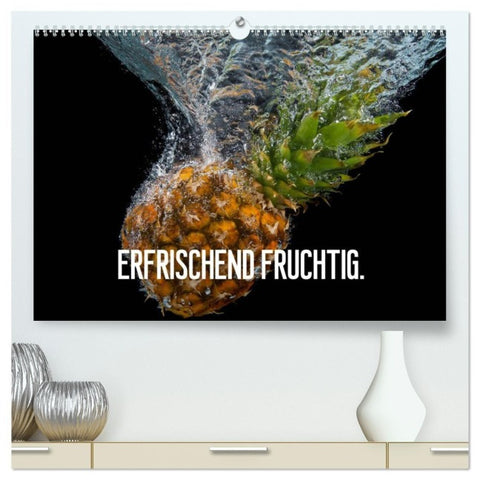 Erfrischend fruchtig (hochwertiger Premium Wandkalender 2027 DIN A2 quer), Kunstdruck in Hochglanz