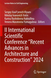 II International Scientific Conference "Recent Advances in Architecture and Construction" 2024