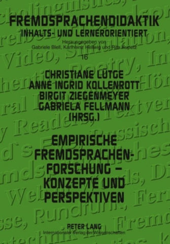 Empirische Fremdsprachenforschung – Konzepte und Perspektiven