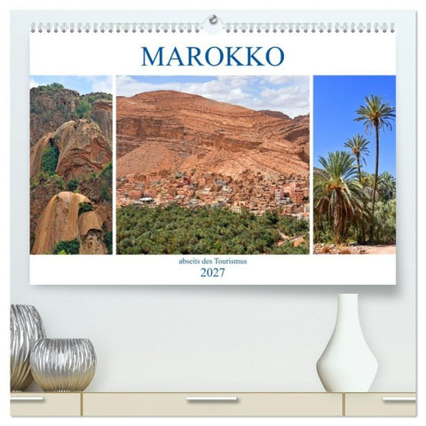 MAROKKO abseits des Tourismus (hochwertiger Premium Wandkalender 2027 DIN A2 quer), Kunstdruck in Hochglanz