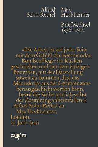 Briefwechsel 1936–1971