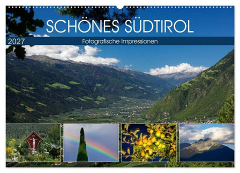 Schönes Südtirol (Wandkalender 2027 DIN A2 quer), CALVENDO Monatskalender