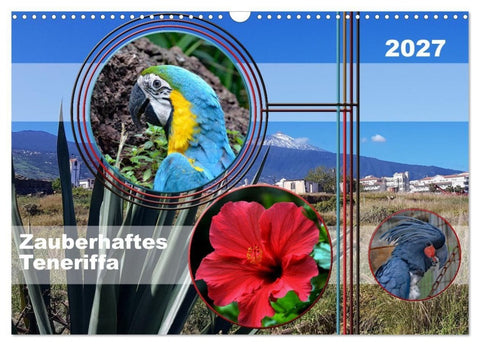 Zauberhaftes Teneriffa (Wandkalender 2027 DIN A3 quer), CALVENDO Monatskalender