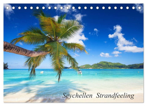 Seychellen Strandfeeling (Tischkalender 2026 DIN A5 quer), CALVENDO Monatskalender