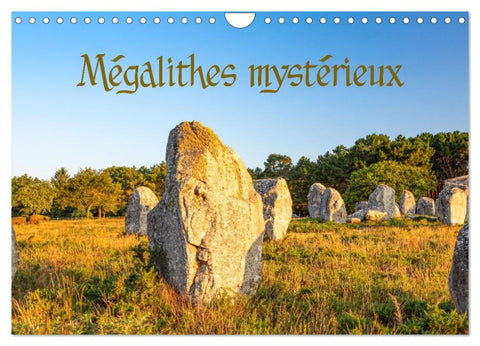 Mégalithes mystérieux (Calendrier mural 2027 DIN A4 vertical), CALVENDO calendrier mensuel