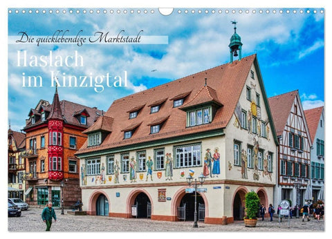 Haslach im Kinzigtal - Die quicklebendige Marktstadt (Wandkalender 2027 DIN A3 quer), CALVENDO Monatskalender